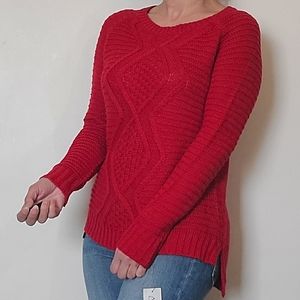 NY collection red sweater